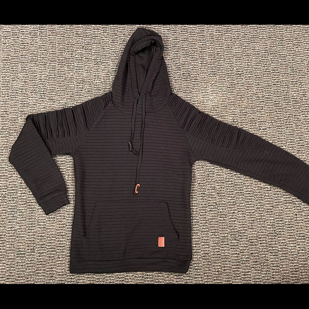 Waffled sweater